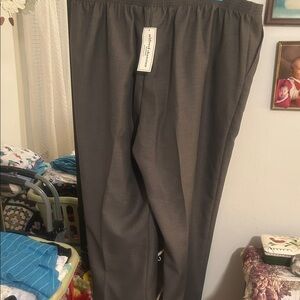 Alfred Dunner Charcoal Dress Pants